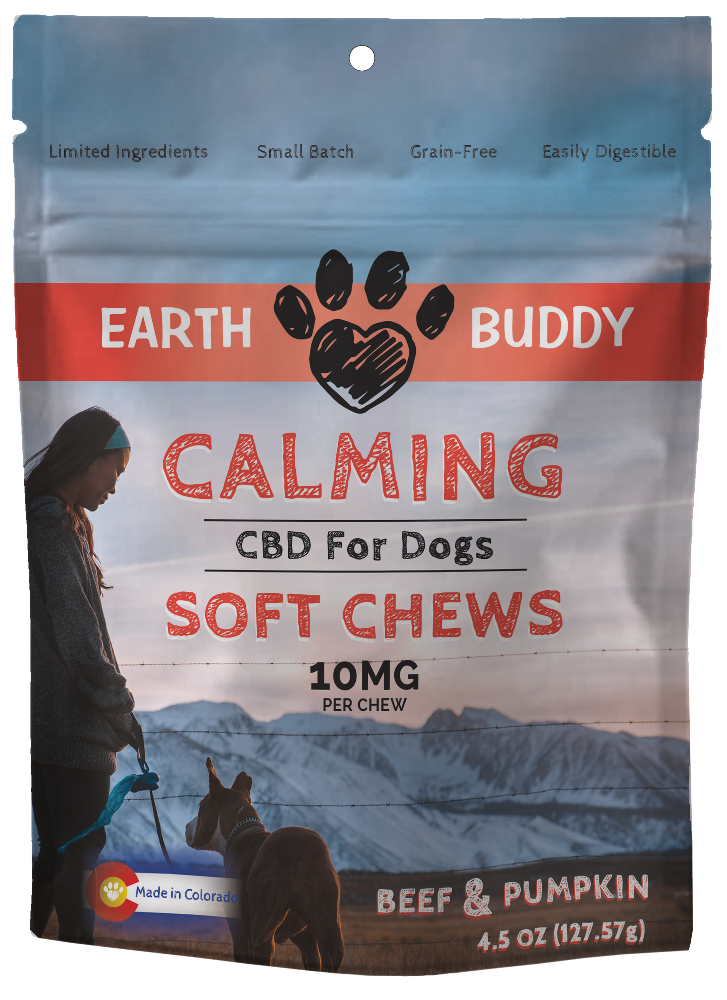 Beef & Pumpkin CBD Soft Chews for Large Dogs - Earth Buddy – Earth