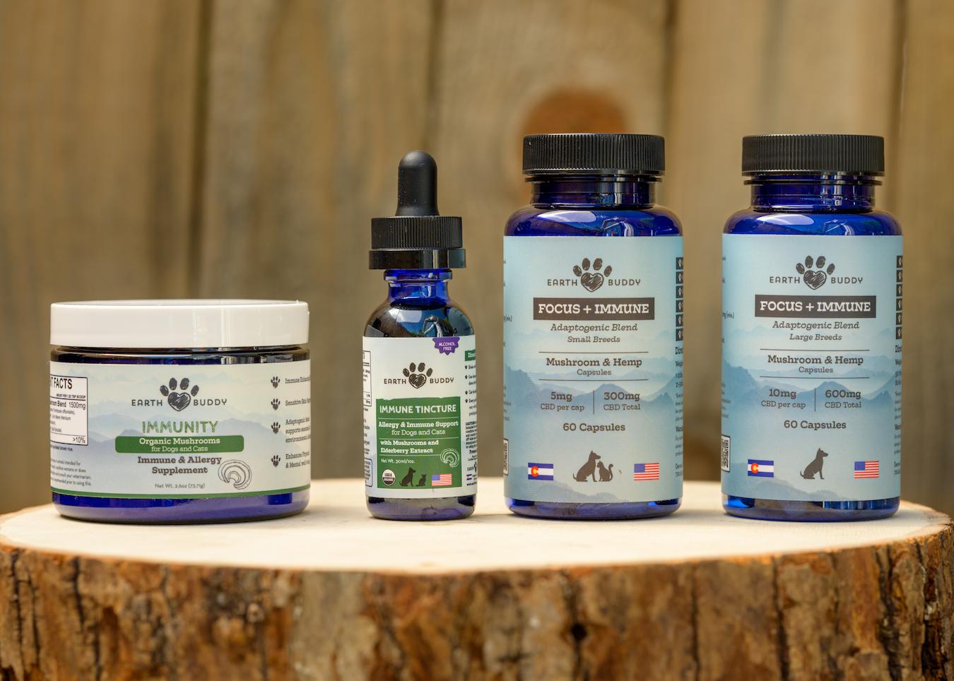 Earth Buddy Prioritizes Transparency With the Launch of The Functional Mushroom Supplements for Dogs and Cats