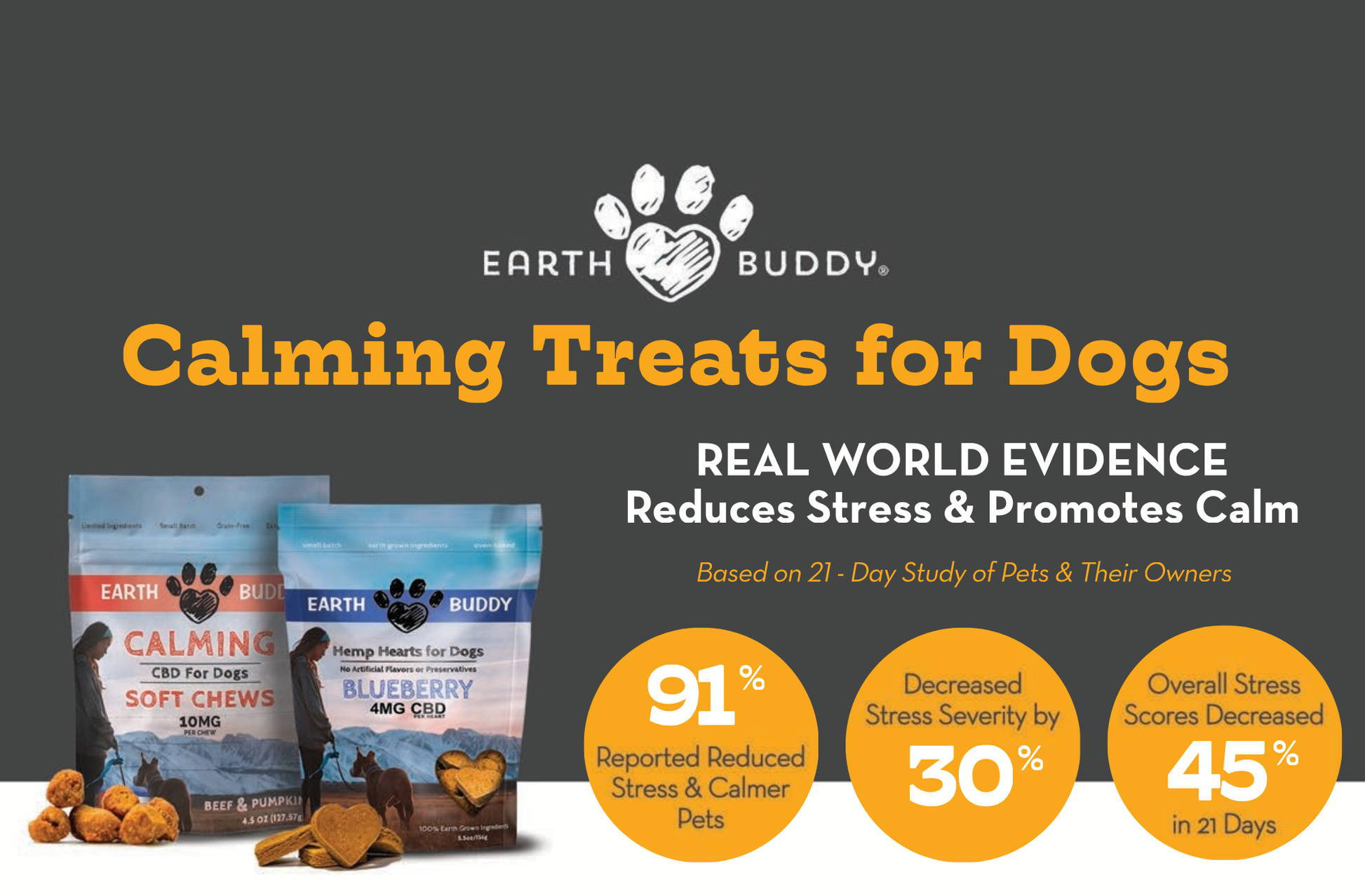 Calming Treats Shelf-Talker