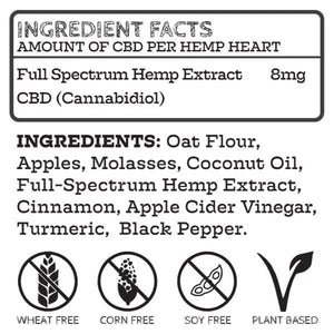 Extra Strength Hemp Hearts-8mg