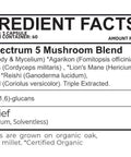 Label of Focus and Immunity supplements for large dog breeds.