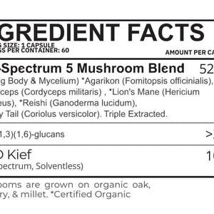 Label of Focus and Immunity supplements for large dog breeds.
