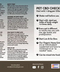 Pet CBD Checklist