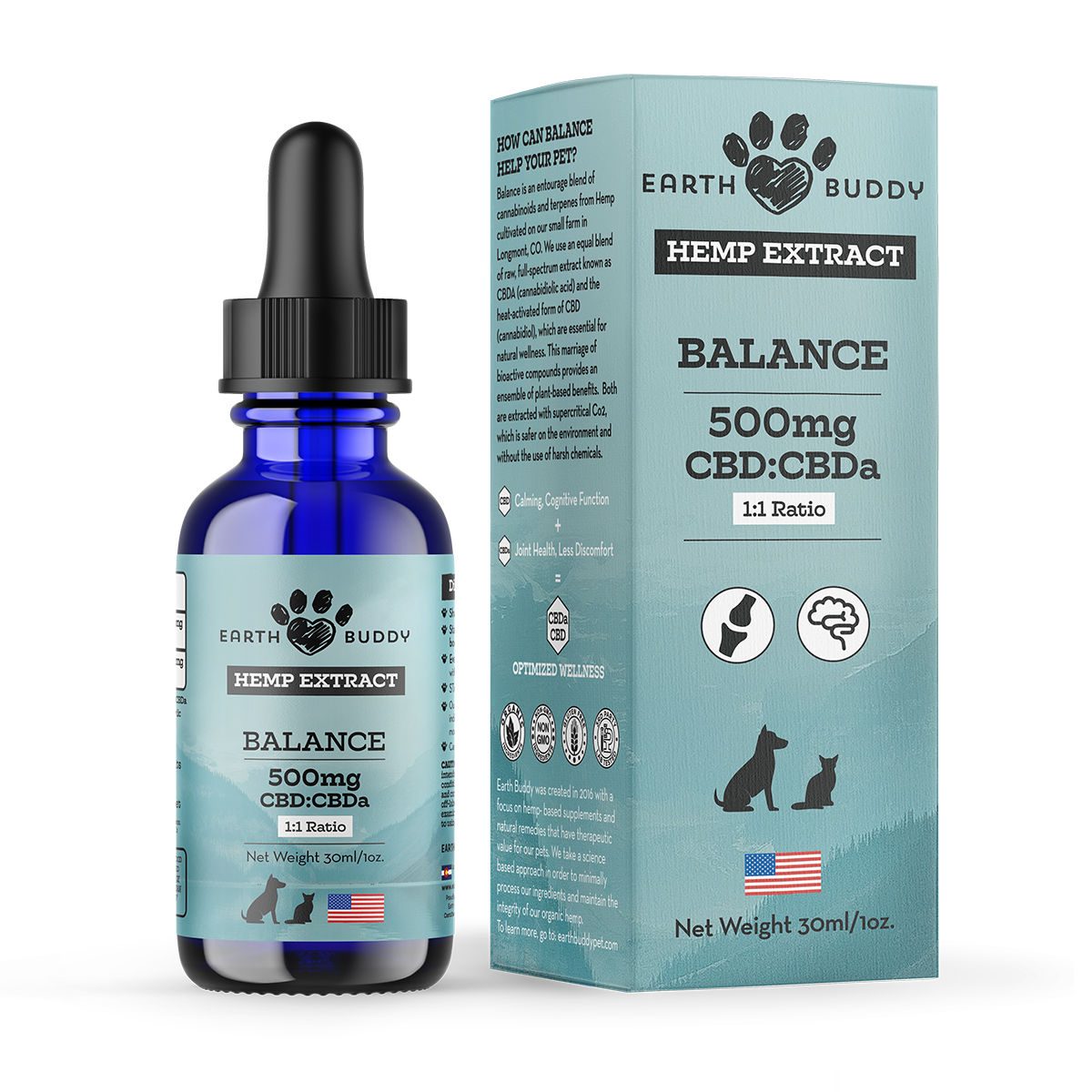 Balance Hemp Extract - CBDA for Dogs and Cats