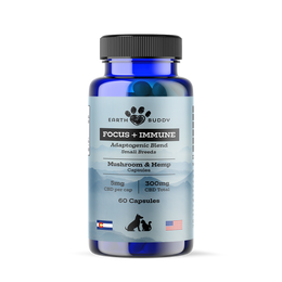 Focus+Immune Mushrooms for Dogs – 5mg – 60ct