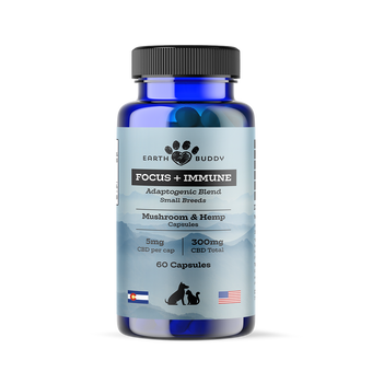 Focus+Immune Mushrooms for Cats – 5mg – 60ct