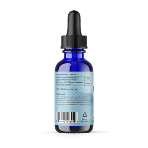 A bottle of Earth Buddy's 1000mg CBD Oil for Dogs and Cats.