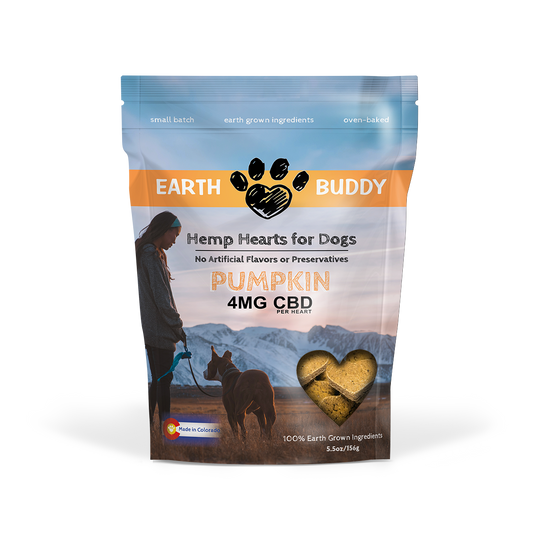 A bag of pumpkin hemp hearts from Earth Buddy. 