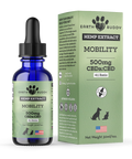 A bottle of Mobility CBDa tincture from Earth Buddy.