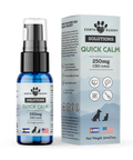 A bottle of Quick Calm from Earth Buddy.