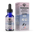 Outer packaging of Earth Buddy's Sleep Support 300MG product that is a CBN oil for sleep for dogs and cats.
