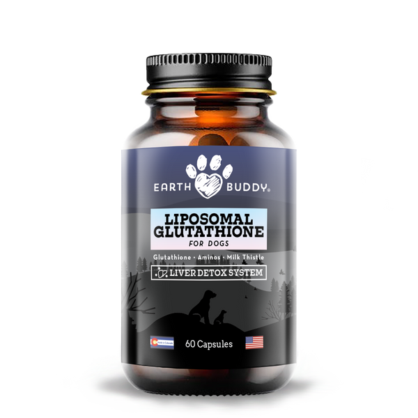 Glutathione for Dogs | Liver Detox & Allergy Support | Earth Buddy Earth Buddy Pet Glutathione for Dogs | Liver Detox & Allergy Support | Earth Buddy Earth Buddy Pet