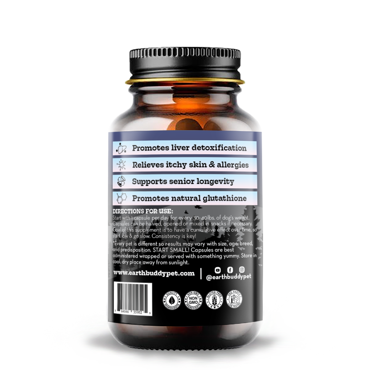 Glutathione for Dogs | Liver Detox & Allergy Support | Earth Buddy Earth Buddy Pet Glutathione for Dogs | Liver Detox & Allergy Support | Earth Buddy Earth Buddy Pet