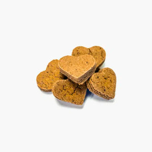 A bag of blueberry hemp hearts from Earth Buddy.