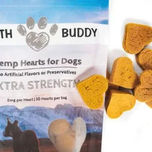 Hemp Dog Chews - Extra Strength Hearts