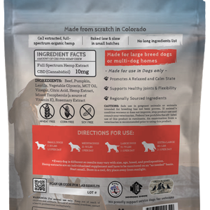 Calming Chews for Dogs – Beef & Pumpkin