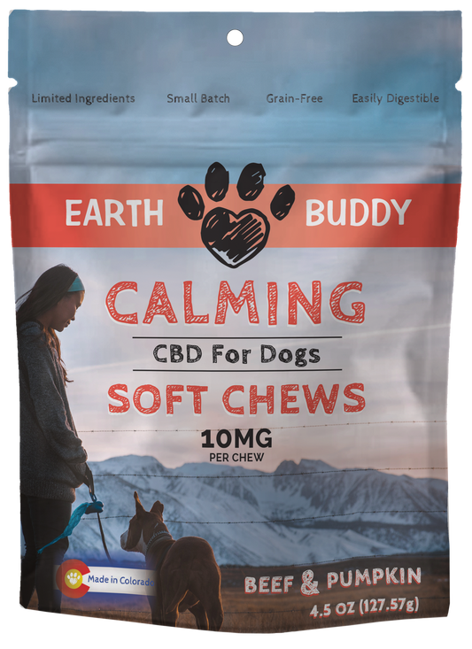 Calming Chews for Dogs – Beef & Pumpkin – 10mg