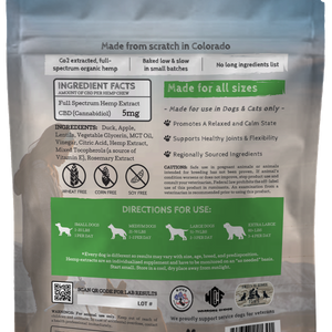 Calming Chews for Dogs – Duck & Apple