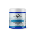 Image of blue jar with white label & white top, colostrum supplement.