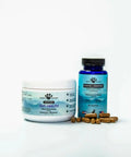 A bottle of Earth Buddy’s Focus + Immune with reishi mushrooms. 
