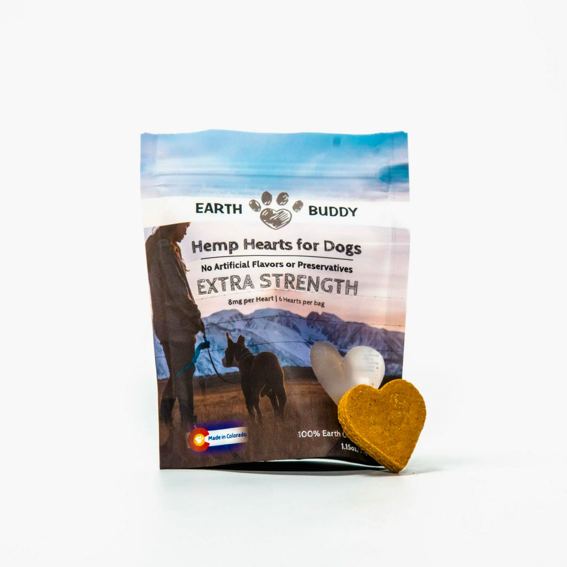 A bag of the Extra Strength Trial Size Hemp Hearts.