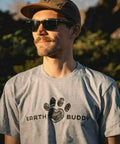 man wearing Earth Buddy T-Shirt