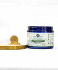 Earth Buddy functional mushrooms for dogs & cats with scoop of immunity mushroom powder for dogs.
