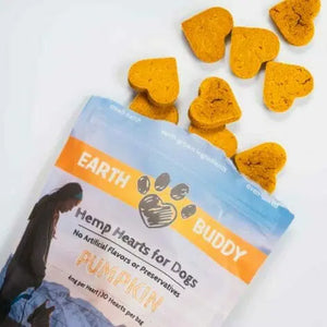 A bag of pumpkin hemp hearts from Earth Buddy. 