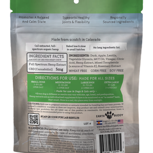 Trial Size Calming Chews for Dogs – Duck & Apple – 5mg