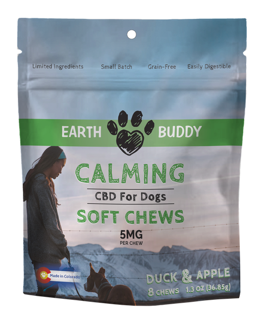 Trial Size Calming Chews for Dogs – Duck & Apple – 5mg
